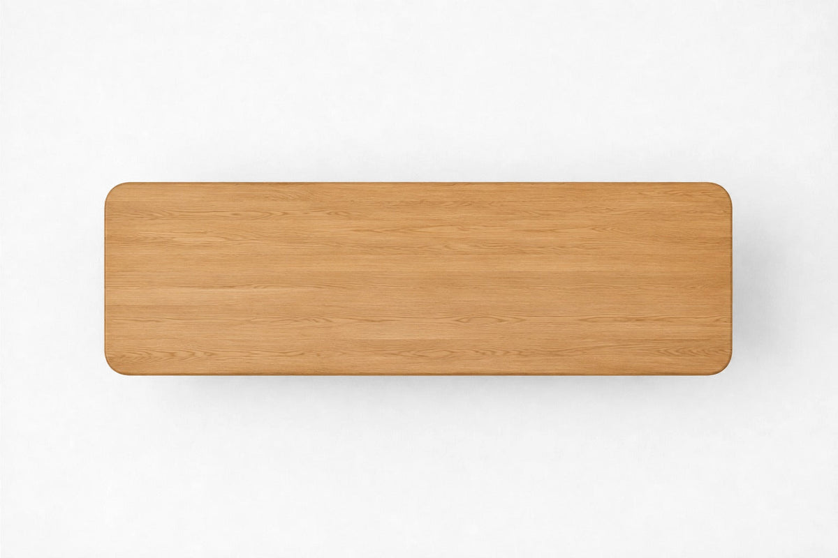Madero Coffee Table, overhead top view
