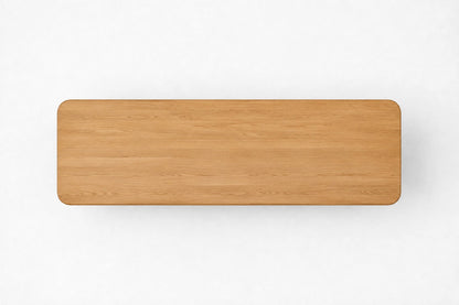 Madero Coffee Table, overhead top view