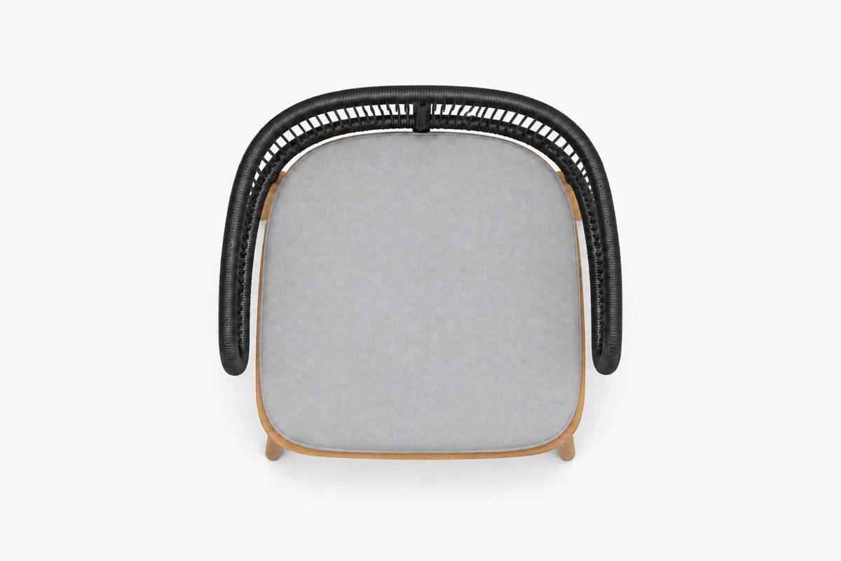 Menorca Dining Chair, overhead top view