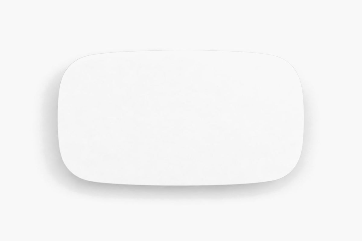 Paros Dining Table, overhead top view