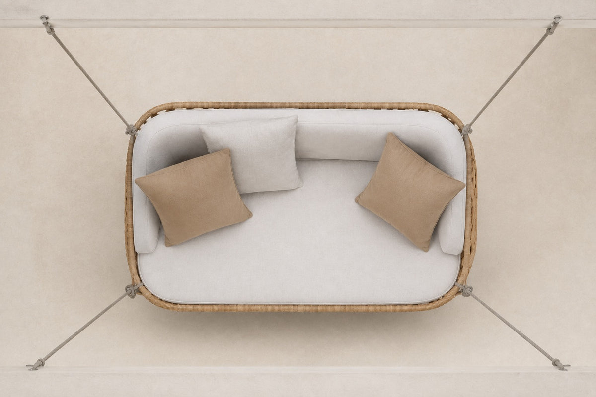Portico Swing Seat, Double, overhead top view