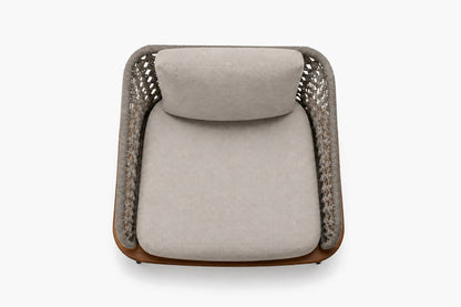 Positano Lounge Chair, overhead top view