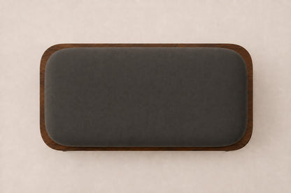 Positano Ottoman, overhead top view
