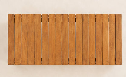 Puglia Coffee Table, overhead top view