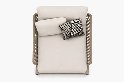 Salina Lounge Chair, overhead top view