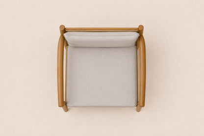 Sintra Dining Chair, overhead top view