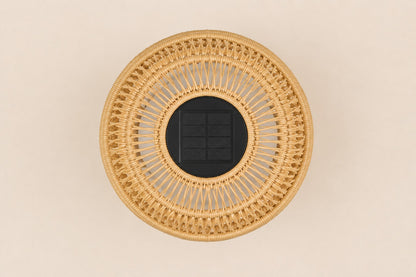 Solano Solar Lantern, Low, overhead top view