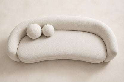 Sylvain Sofa, overhead top view