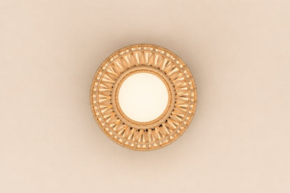 Verano Floor Lantern, Barrel, overhead top view