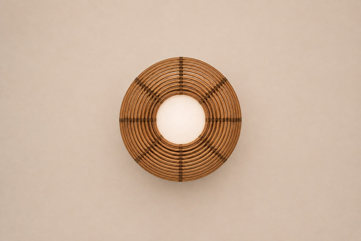 Verano Floor Lantern, Slim, overhead top view