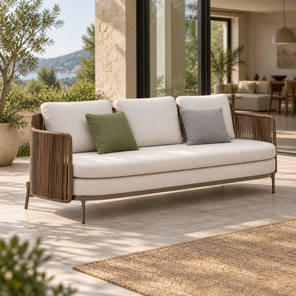 Lifestyle view: Amalfi Sofa in a furnished setting