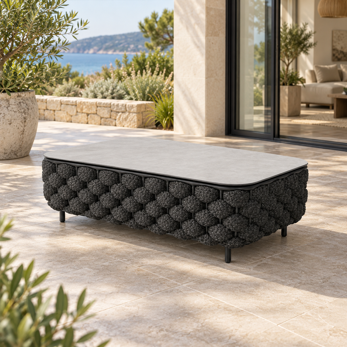 Lifestyle view: Bodrum Coffee Table in a furnished setting