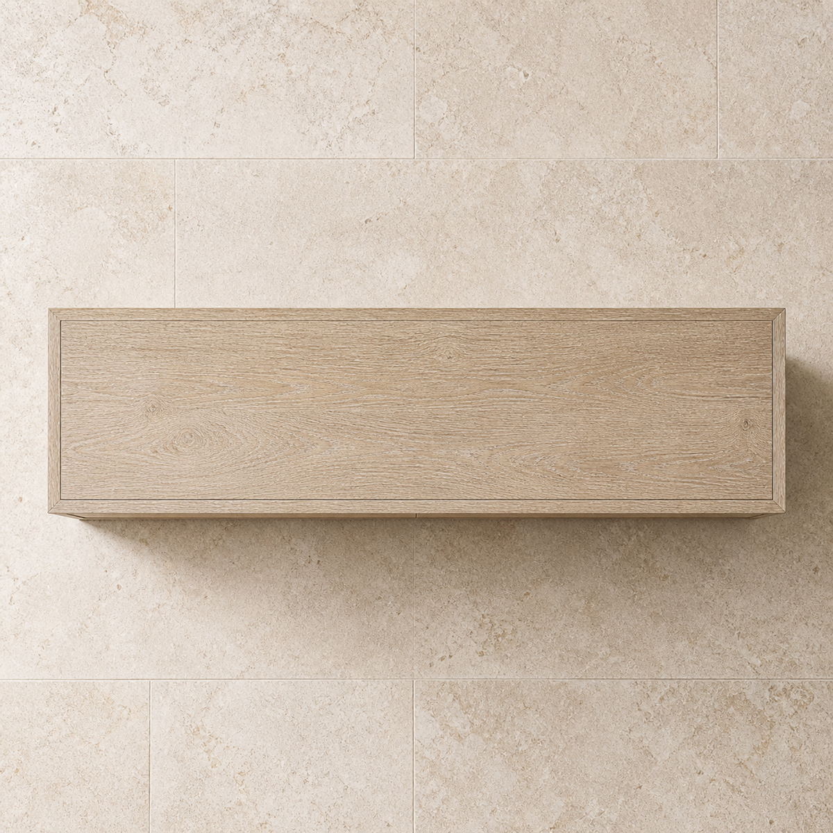 French Contemporary 4-Door Sideboard, overhead top view