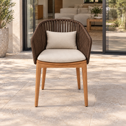 Lifestyle view: Lecce Dining Chair in a furnished setting