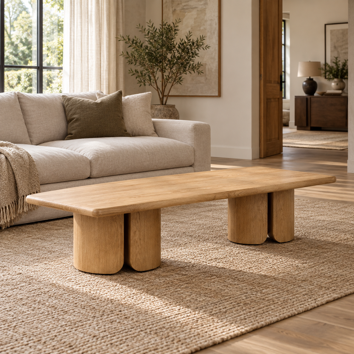 Lifestyle view: Madero Coffee Table in a furnished setting