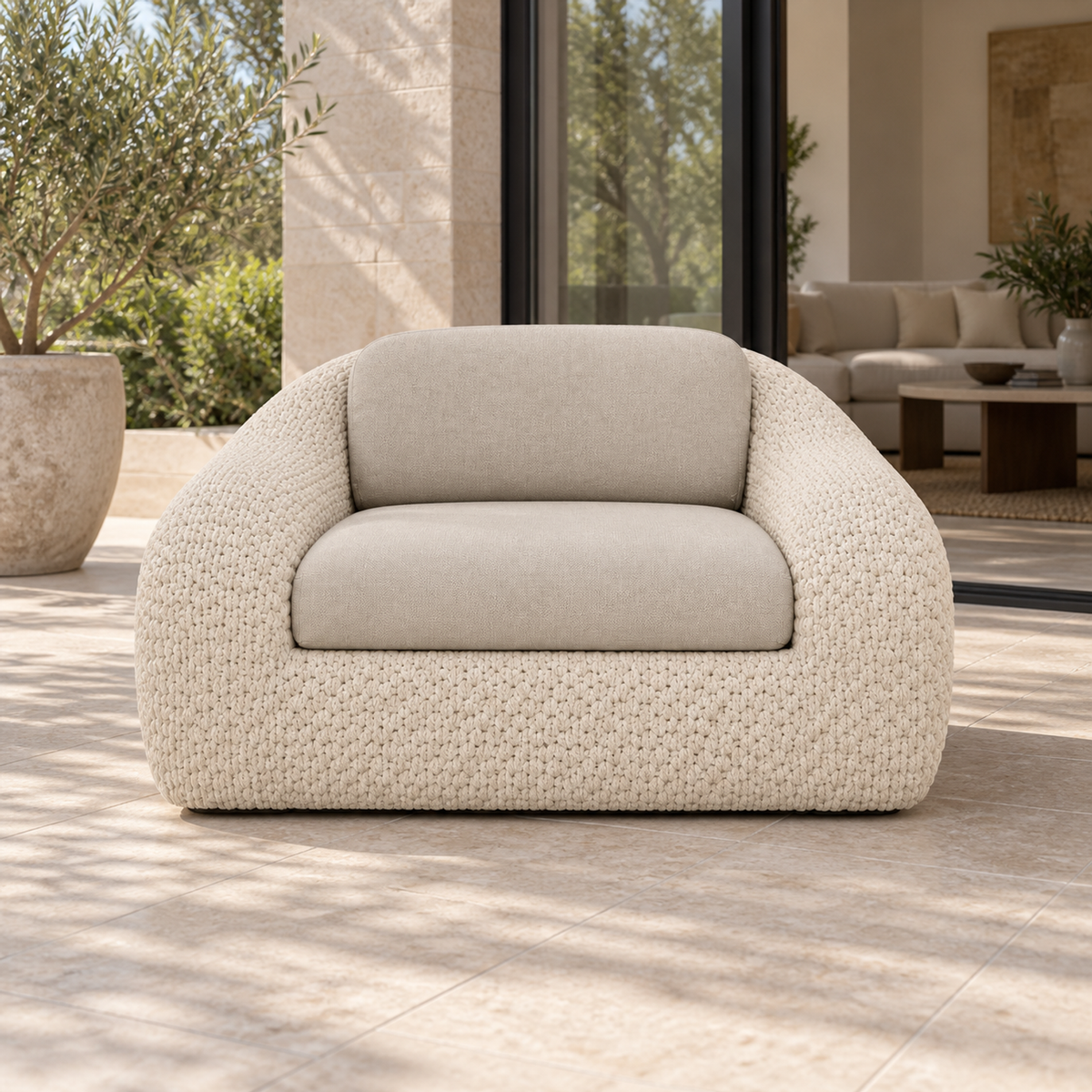 Lifestyle view: Marisol Lounge Chair in a furnished setting
