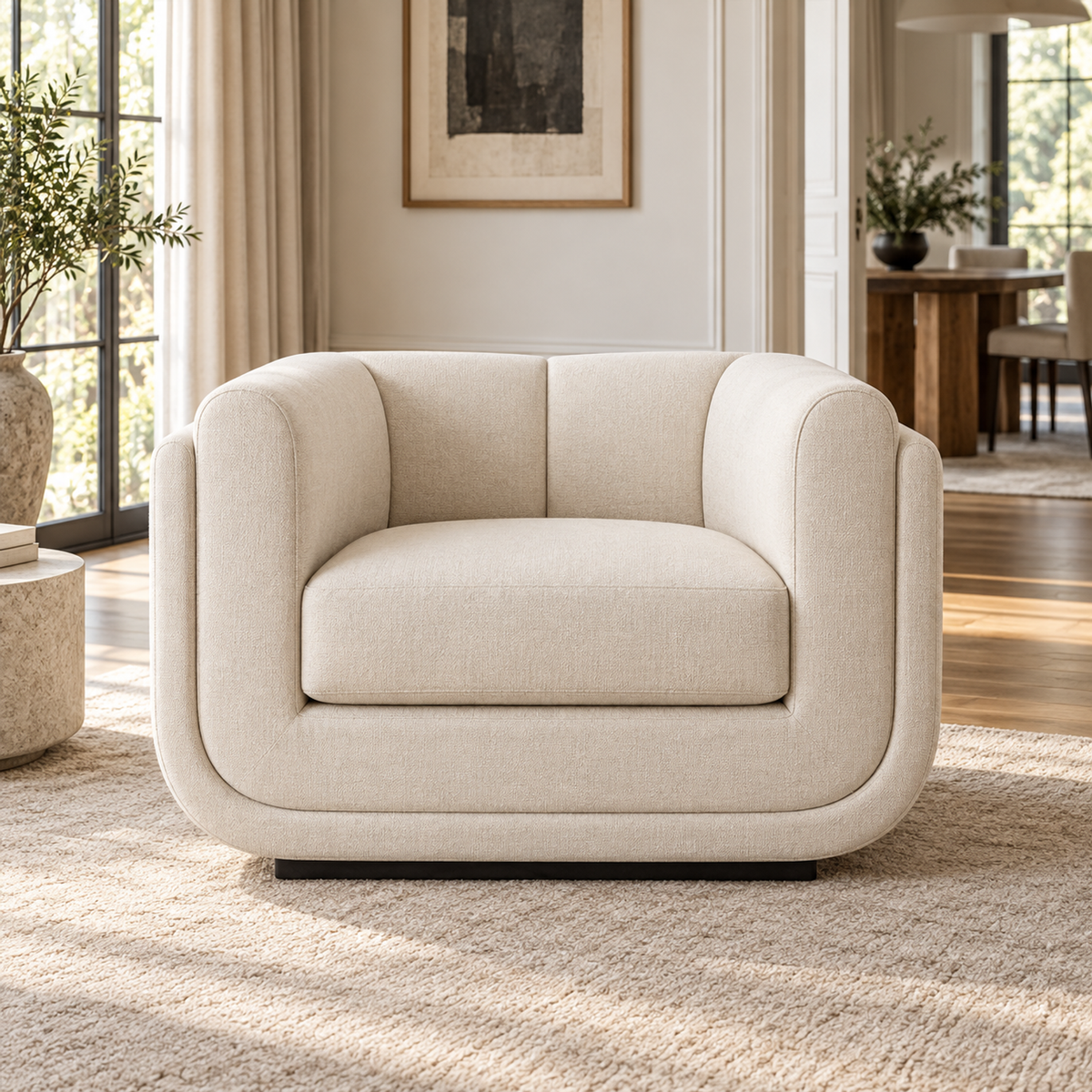 Lifestyle view: Matteo Chair, photographed in a quiet interior