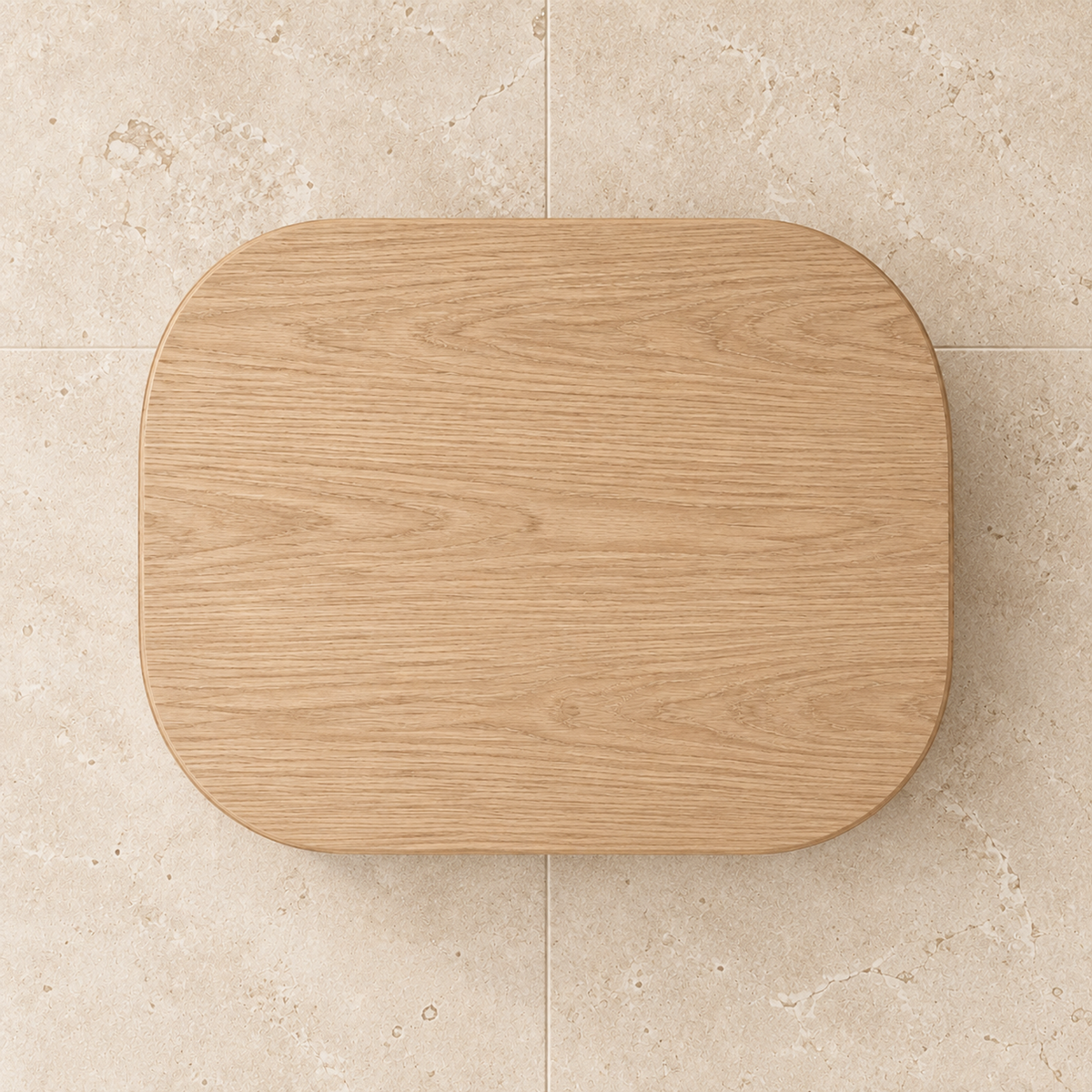 Mulholland Closed Nightstand, overhead top view