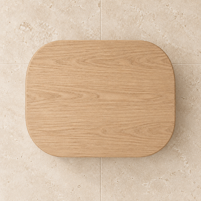 Mulholland Closed Nightstand, overhead top view