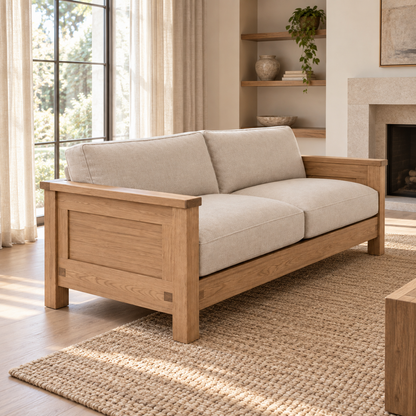 Lifestyle view: Ojai Sofa — interior setting view