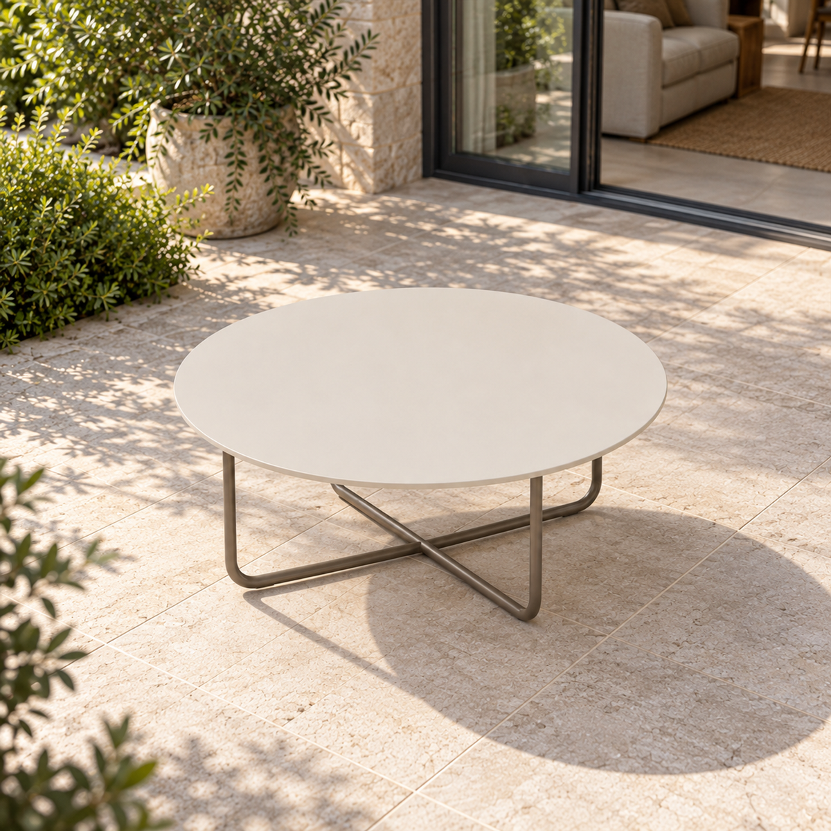 Lifestyle view: Portofino Coffee Table in a furnished setting
