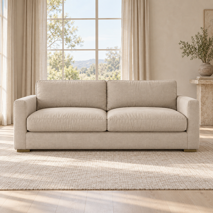 Lifestyle view: Presidio Loveseat — interior setting view