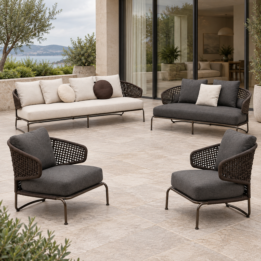 Lifestyle view: Ischia Outdoor Sofa Set