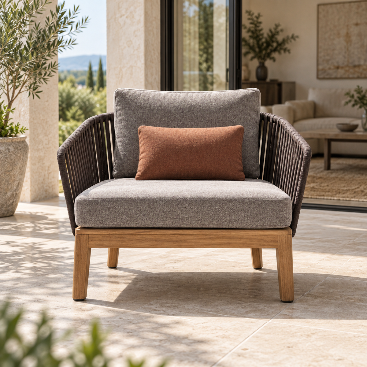 Lifestyle view: Puglia Lounge Chair