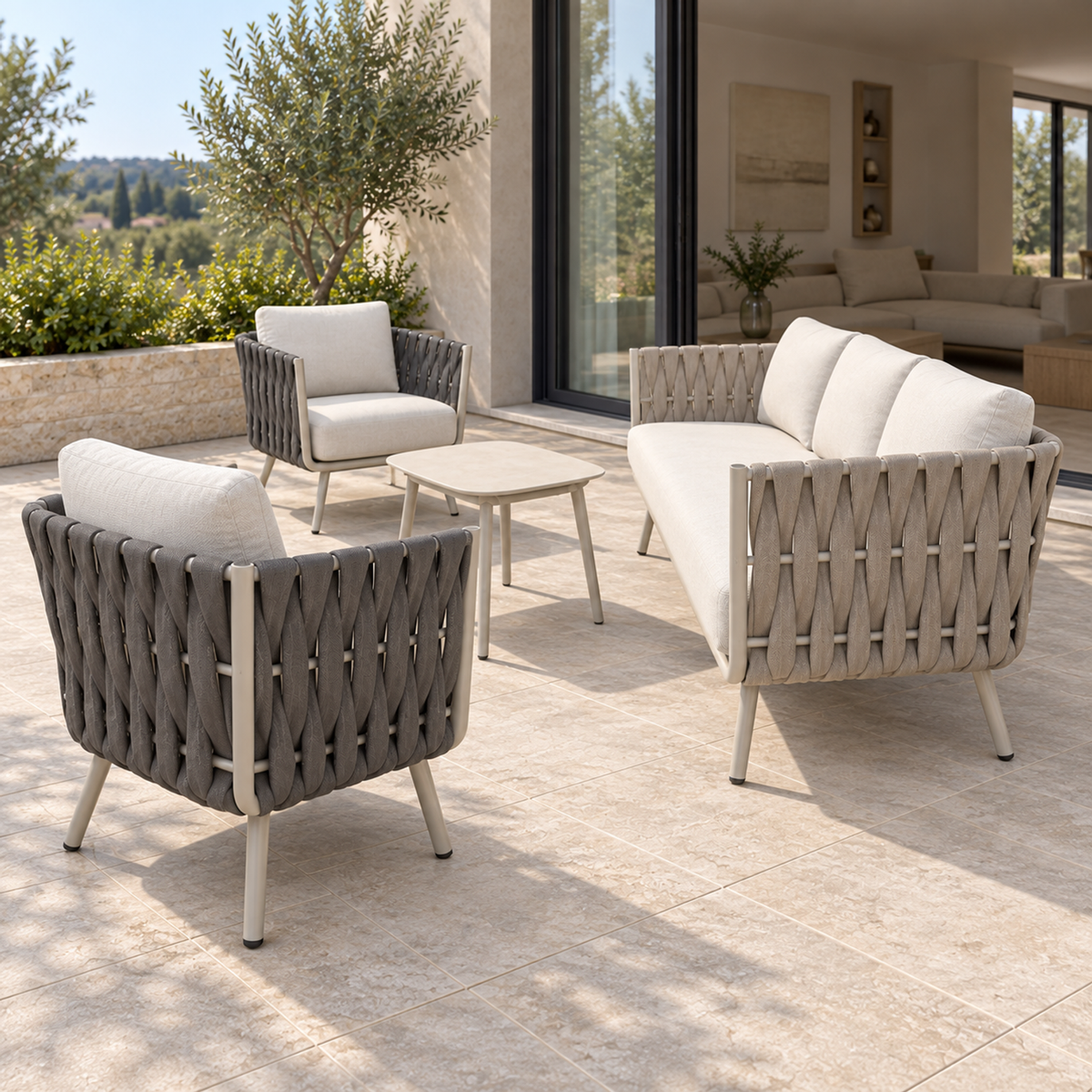 Lifestyle view: Tavira Outdoor Sofa Set