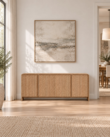 Alora 4-Door Sideboard in a styled setting