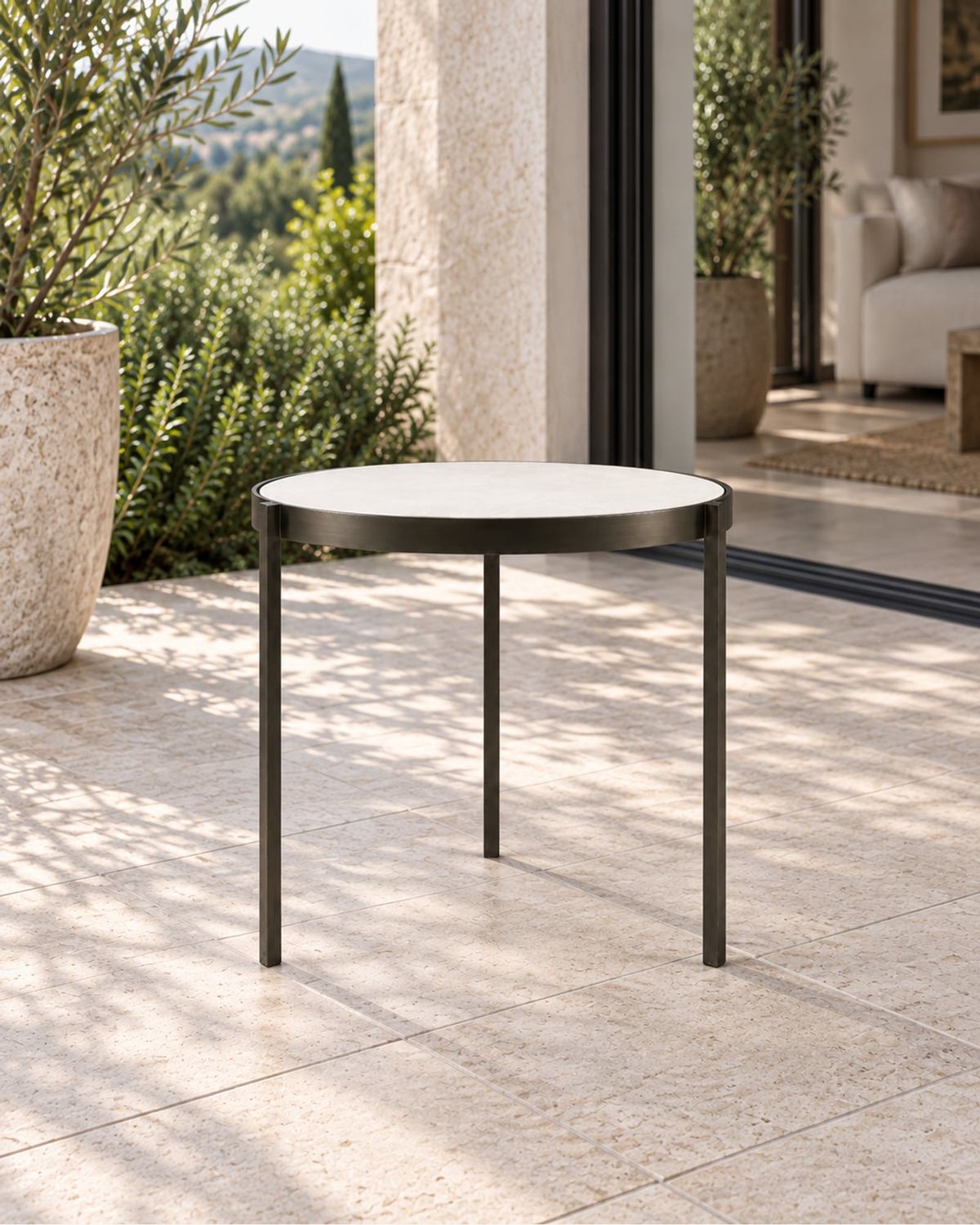 Amalfi Coffee Table, 40 cm in a styled setting