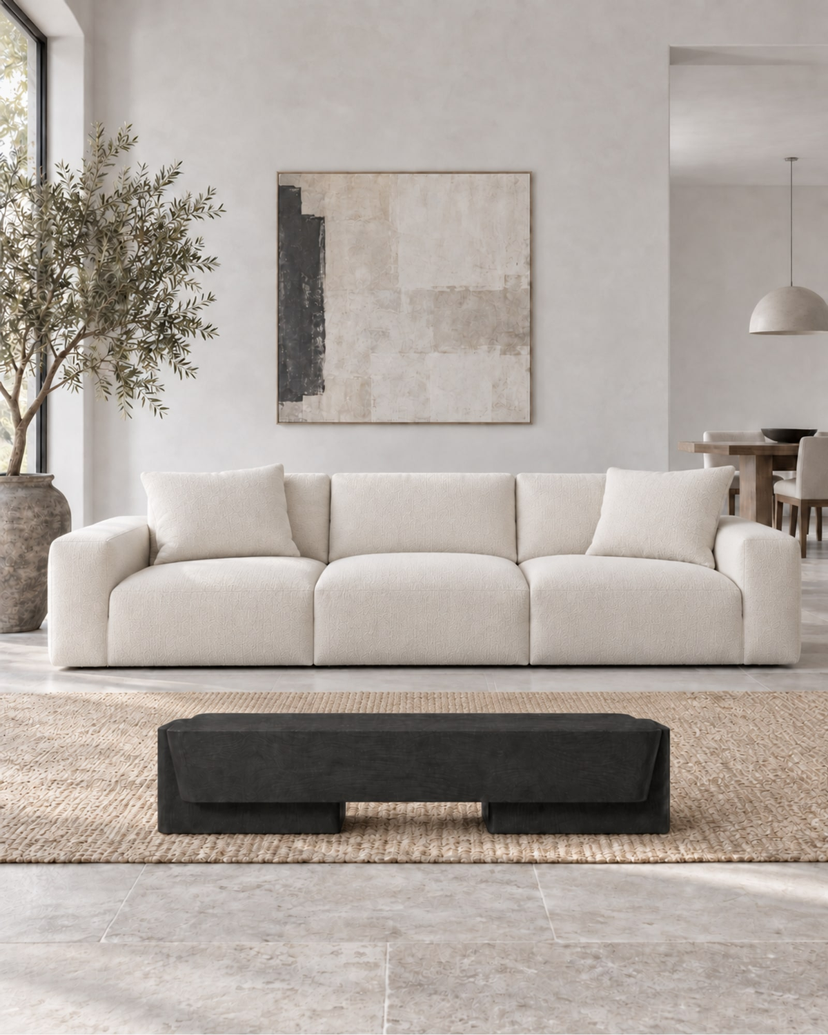 Brioni Coffee Table in a styled setting