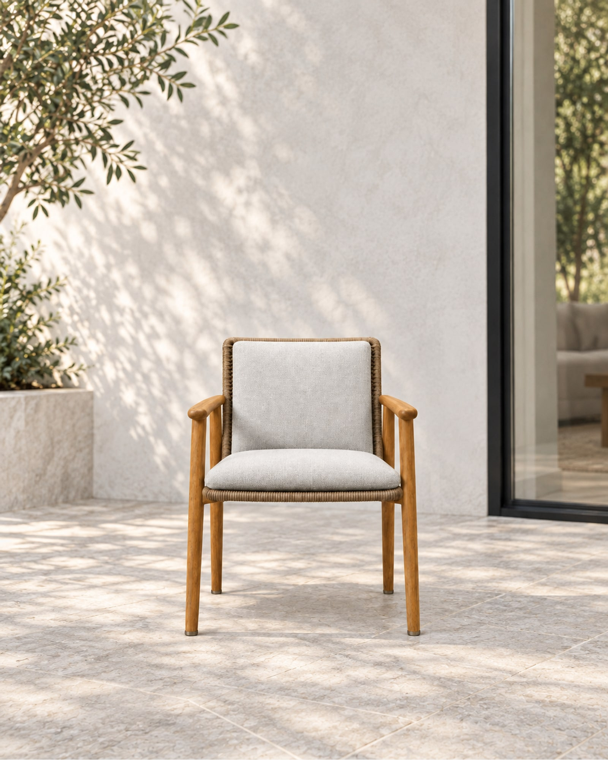 Estoril Dining Chair in a styled setting
