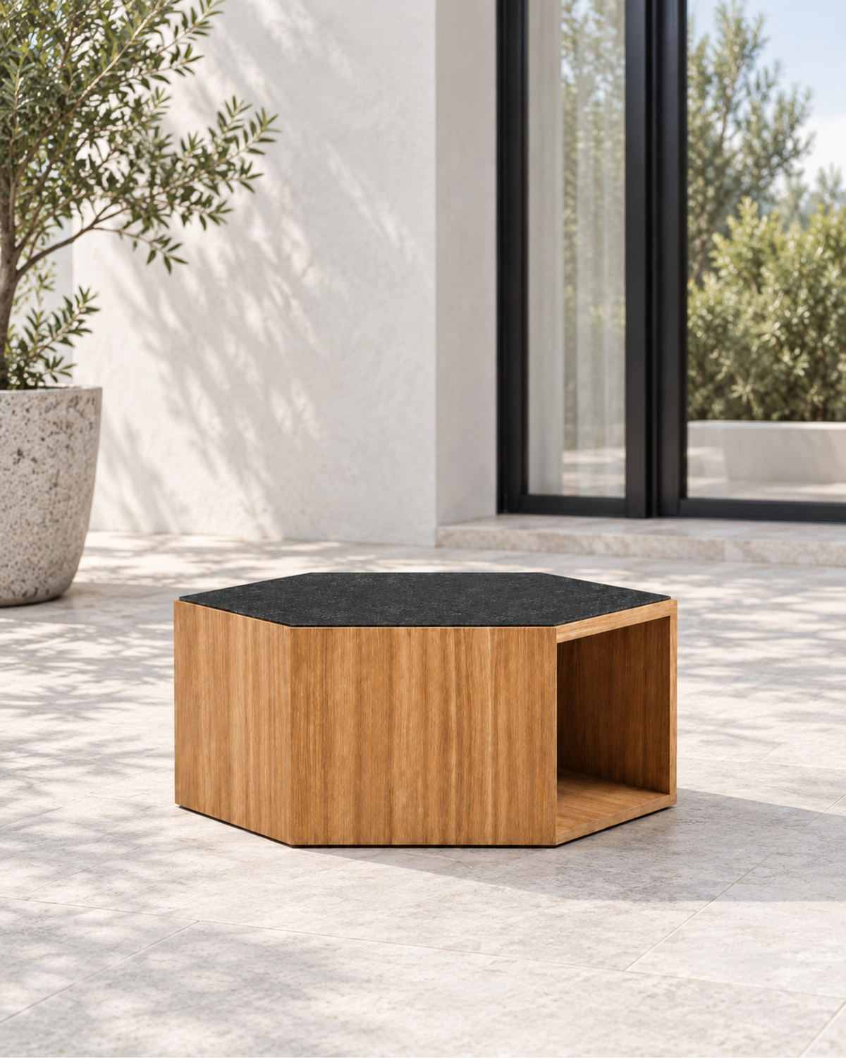 Formentera Coffee Table in a styled setting