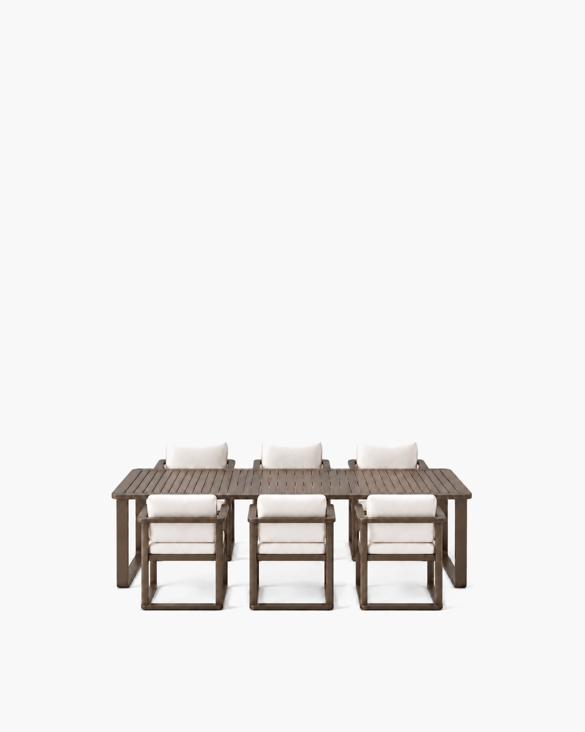 Grace Outdoor Dining Set in Aluminium