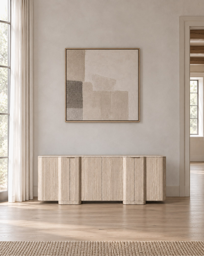 Kyoto 4-Door Sideboard in a styled setting
