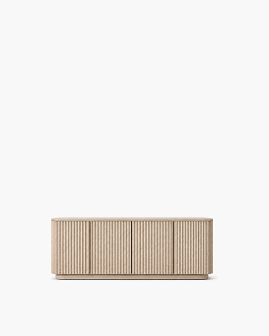 Mulholland Emperador 4-Door Sideboard