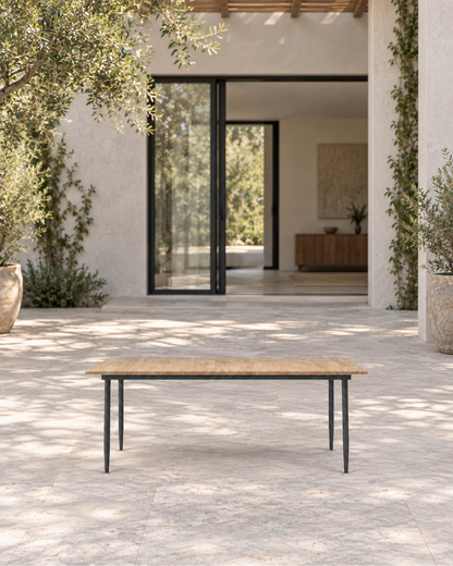 Naxos Dining Table in a styled setting