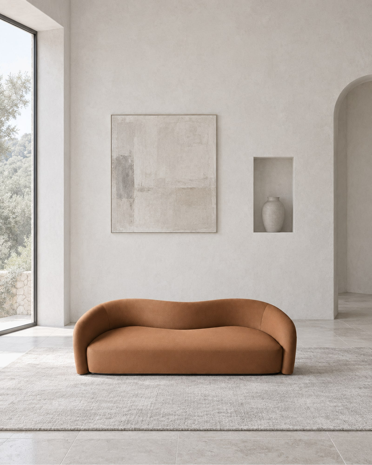 Ondé Sofa in a styled setting