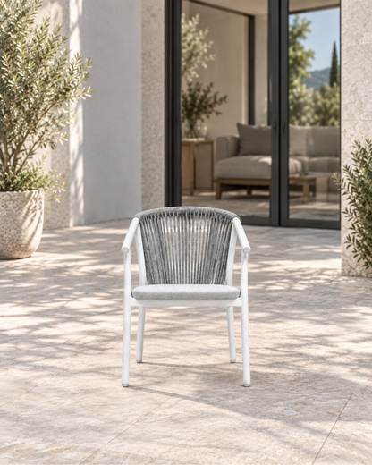 Paros Dining Chair in a styled setting