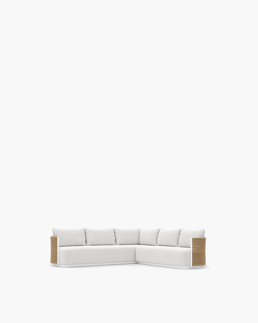 Ripple L-Sectional in Aluminium