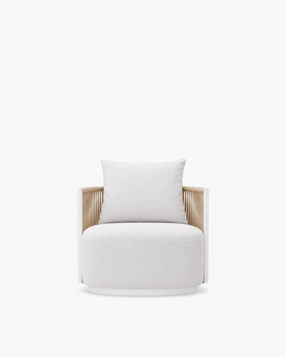 Ripple Lounge Chair in Aluminium