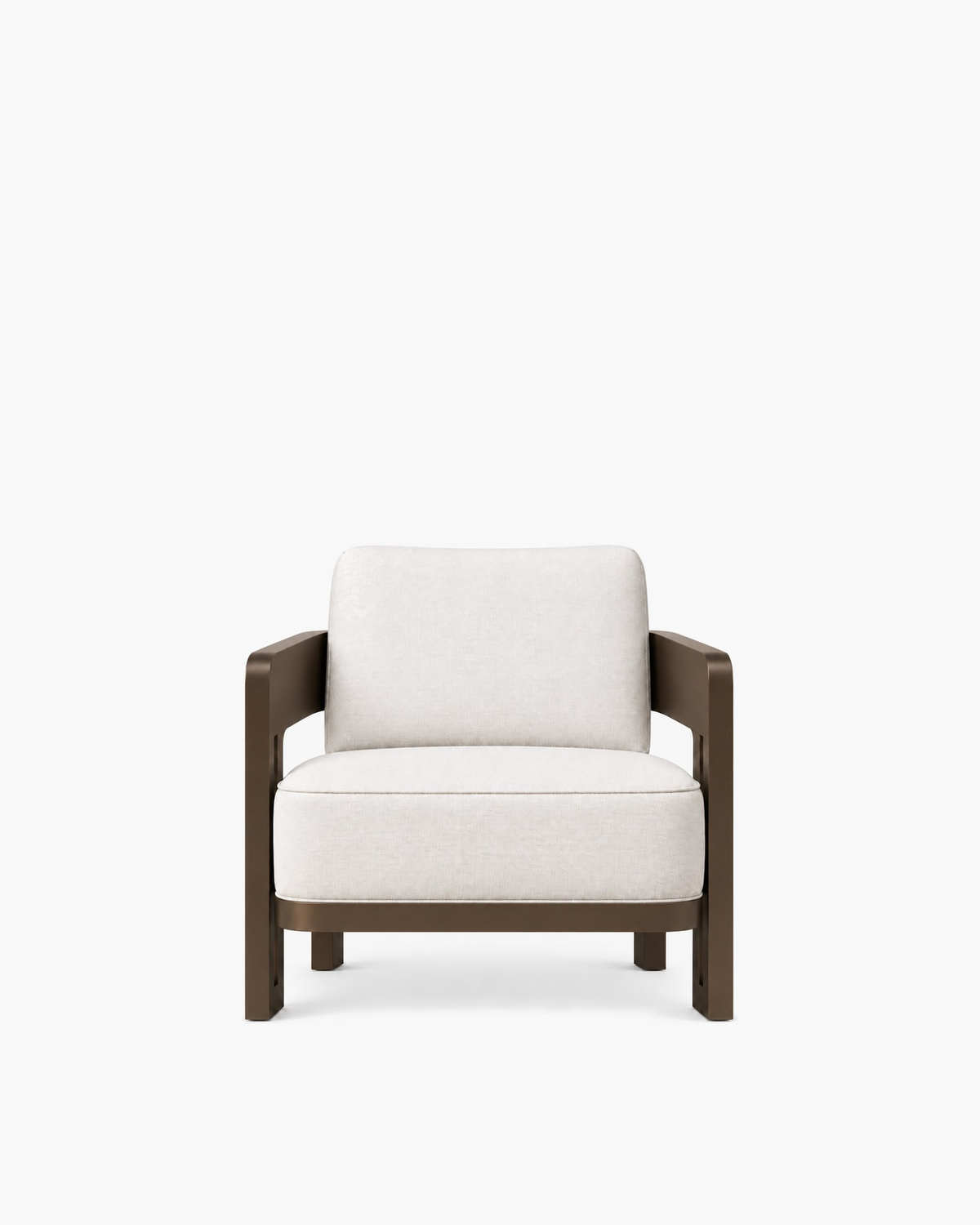 Serein Lounge Chair in Aluminium