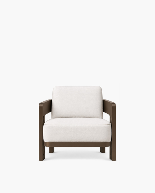 Serein Lounge Chair in Aluminium