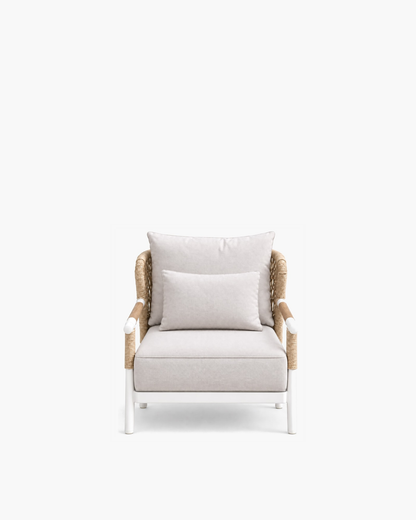 Vela Lounge Chair in Aluminium