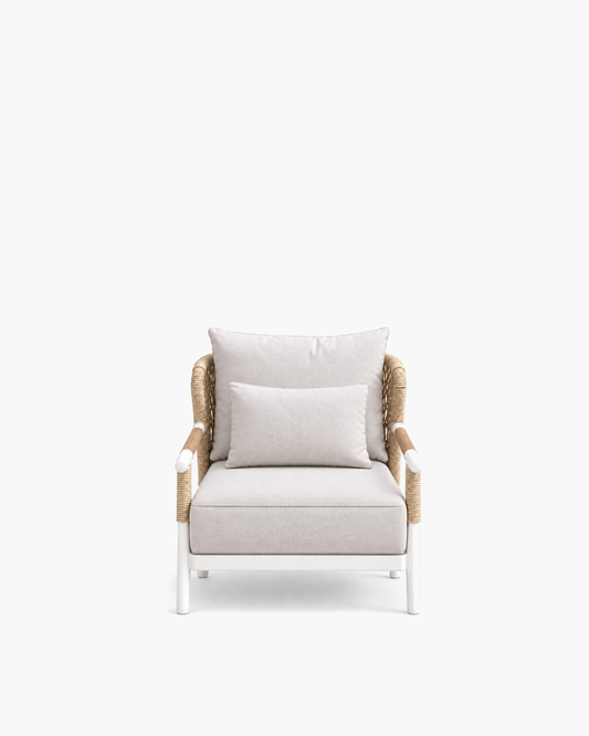 Vela Lounge Chair in Aluminium