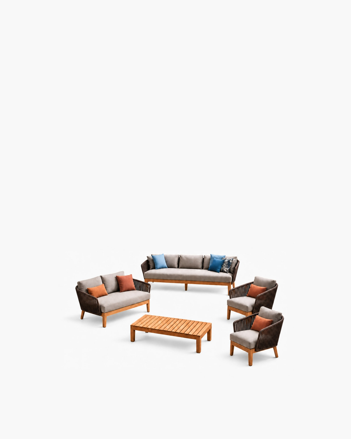 Puglia Outdoor Sofa Set — studio view