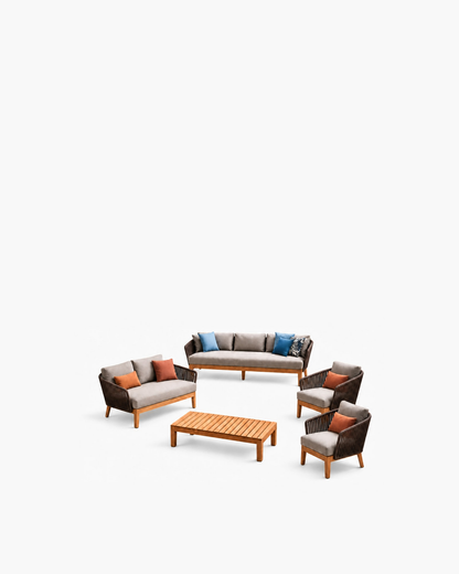 Puglia Outdoor Sofa Set — studio view